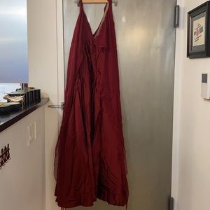 Randolph Duke Satin Oscar Style Gown